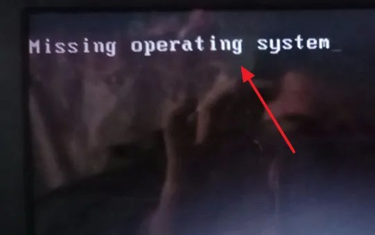 Missing operating system是什么意思