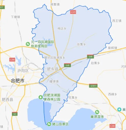 肥东有多少乡镇？