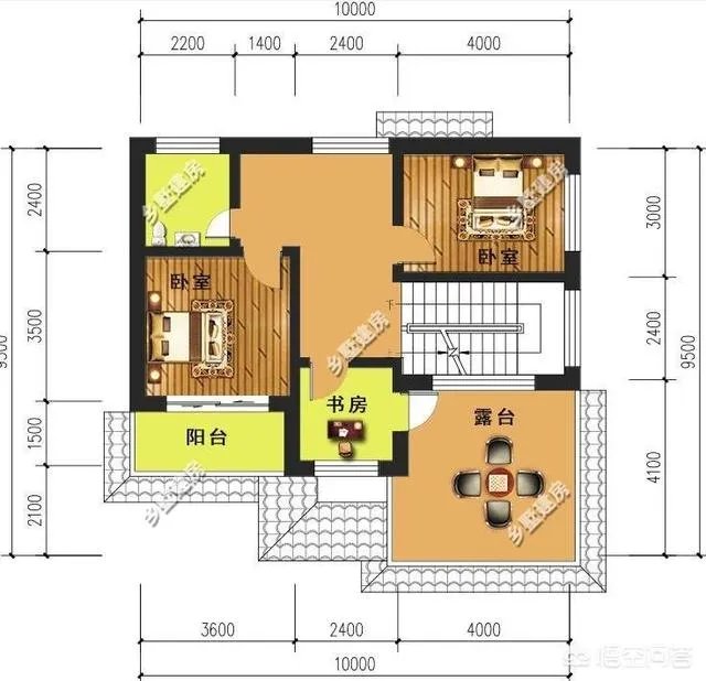 在农村盖占地90平米，二层小楼该怎么设计？