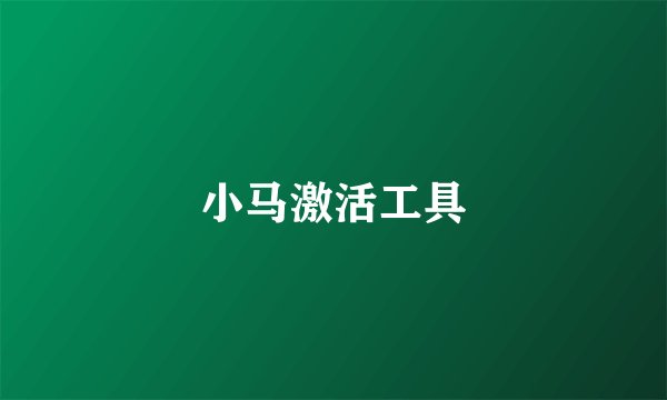 小马激活工具