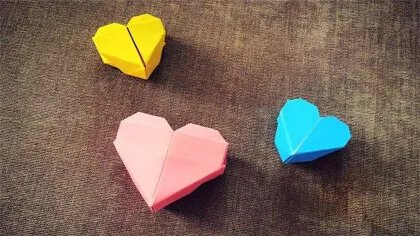 心形的折纸怎么折