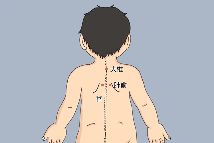 小儿肺俞的准确位置图片
