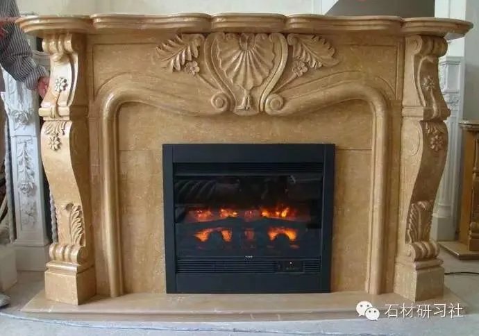 石材壁炉的设计及造型赏析