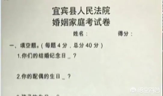 对于江苏省民政局出台的“离婚考卷”你怎么看？