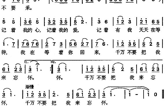 东北二人转《路边的野花不要采》的全部歌词。