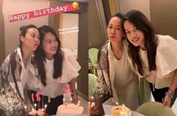 邢嘉倩31岁似少女，难不成颜值胜过继母的亲闺女？