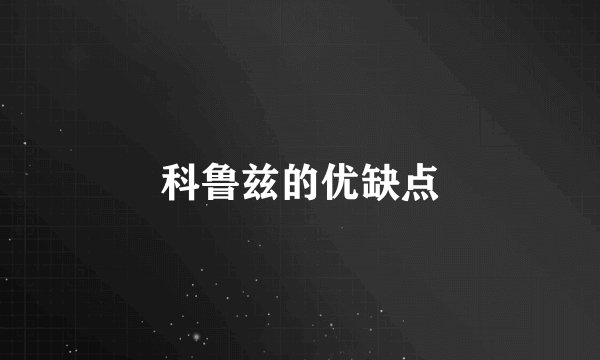 科鲁兹的优缺点