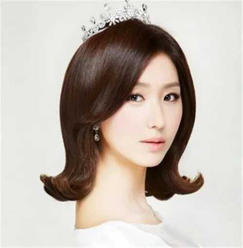 新娘发型短发图片欣赏 短发新娘适合什么造型