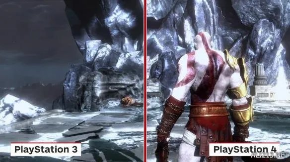 差别好巨大啊！《战神3重制版》PS3/PS4画面对比