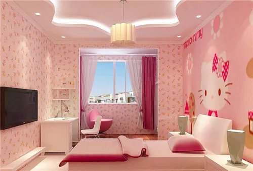 卧室手绘背景墙效果图  给您带来的神奇体验