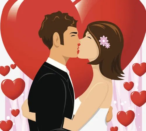 赞美新婚夫妇的词语 形容新婚夫妇般配的成语