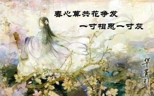 “春心莫共花争发,一寸相思一寸灰”是什么意思？