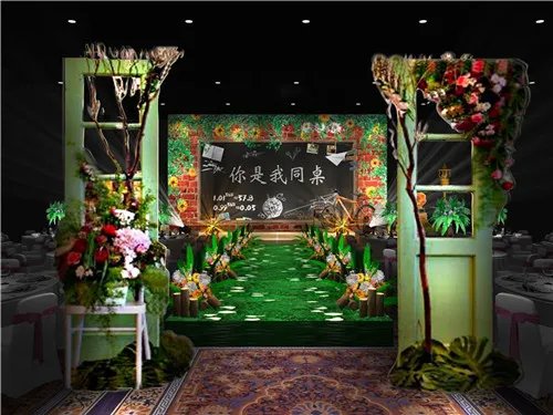 校园主题婚礼欣赏 校园主题婚礼布置