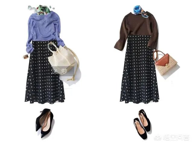 波点裙怎么搭配
