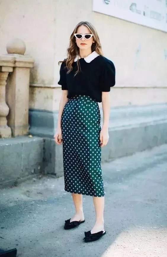 波点裙怎么搭配