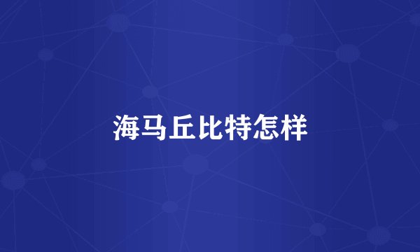 海马丘比特怎样