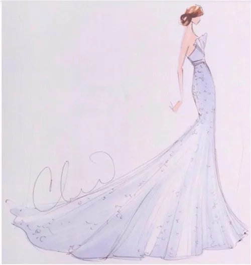 婚纱设计图基本画法要求  入门婚纱设计师画法技巧