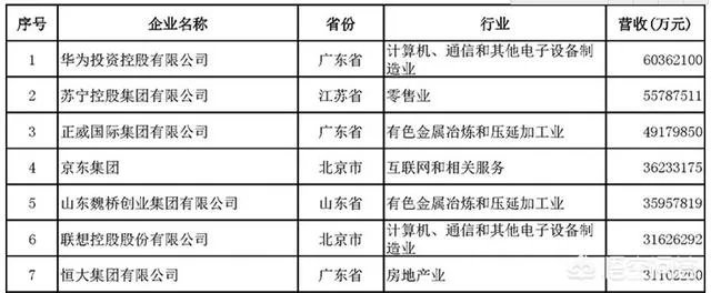 中国最大的私人企业？