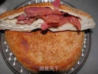 【开封】特色小吃－烧饼夹牛肉