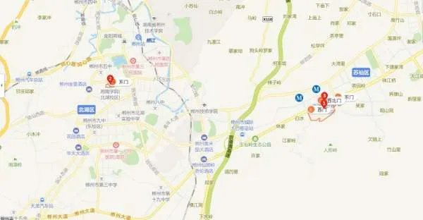 郴州市湘南学院地理位置