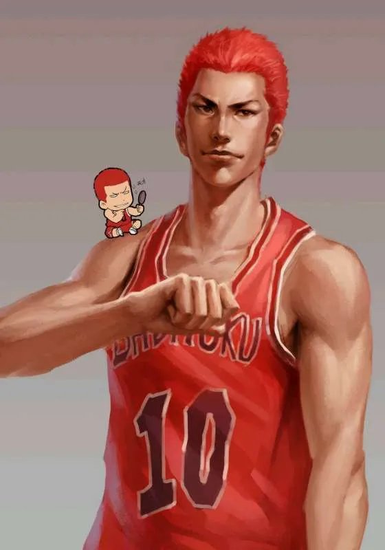 樱木花道赤木晴子手机壁纸