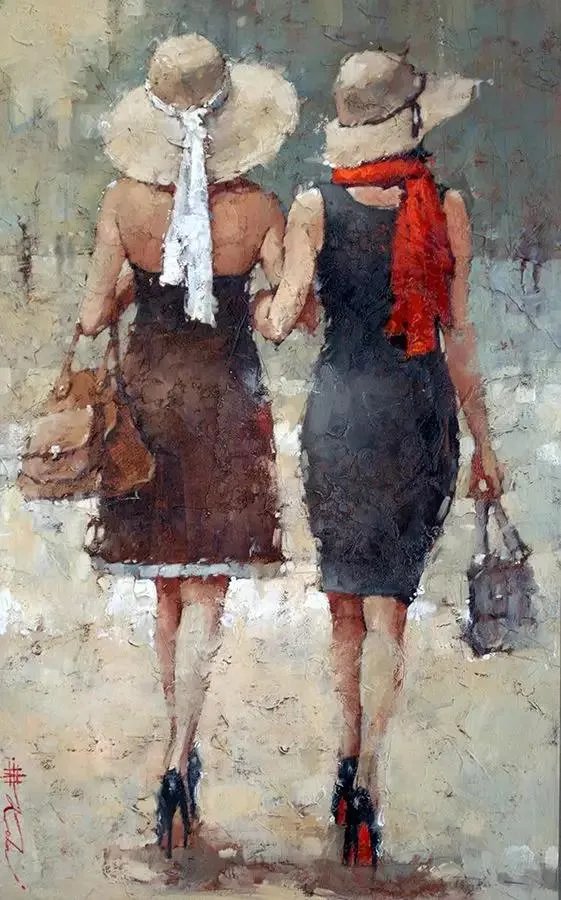 有没有背影绘画唯美图片分享？