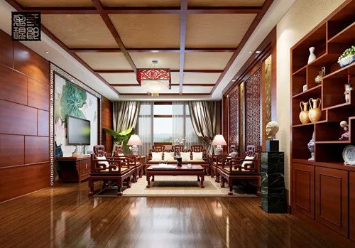 中式客厅装修效果图 纯中式客厅装修不将就