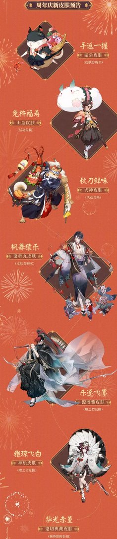 《阴阳师》五周年庆有什么福利 周年庆2021活动内容一览