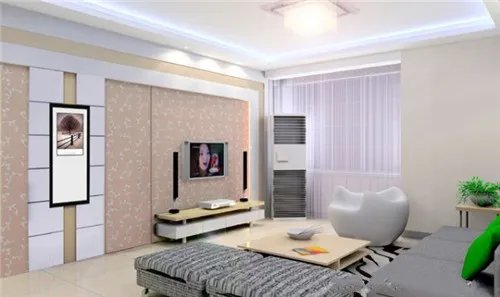 电视墙隐形门装修效果图  4款电视墙隐形门设计方案