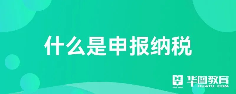 什么是申报纳税