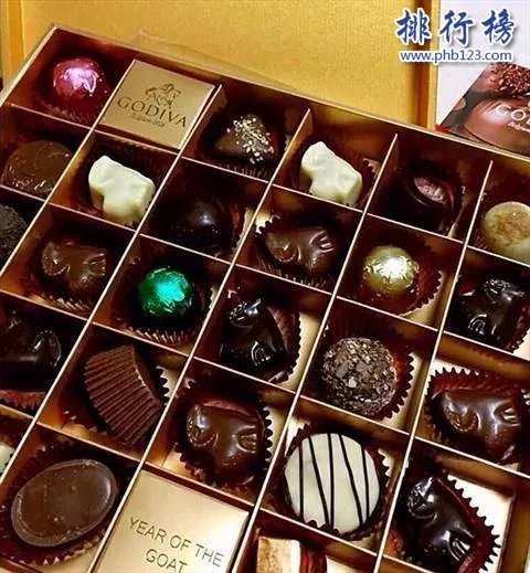 世界十大巧克力品牌排行