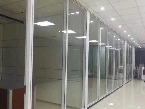 玻璃隔断上下怎样固定