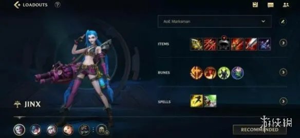 《英雄联盟手游》金克丝如何出装 金克丝最强出装推荐