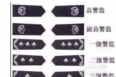 公安肩章级别图解