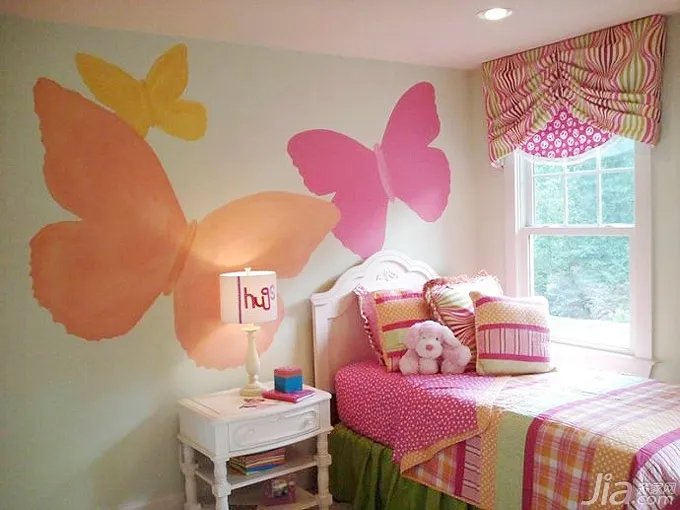 环保时尚 15款手绘墙儿童房效果图