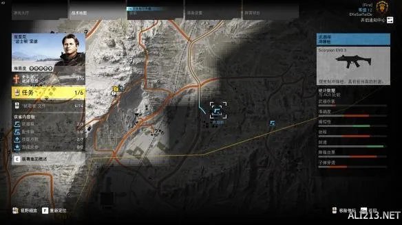 《幽灵行动：荒野》野外武器及配件具体位置地图大全