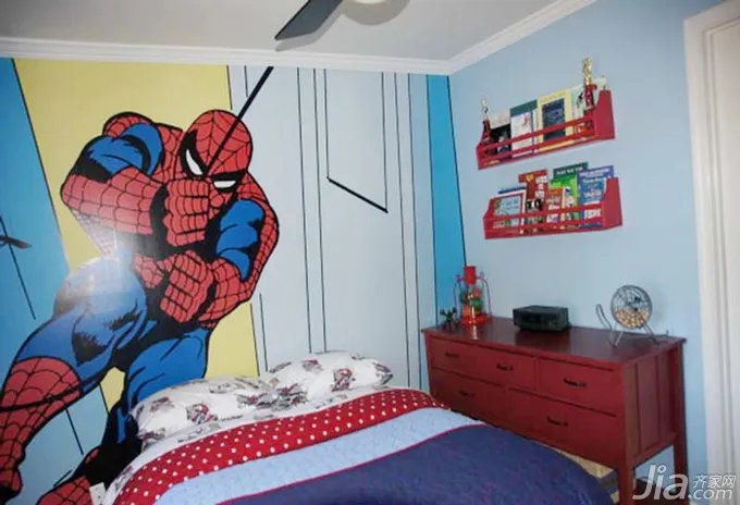 环保时尚 15款手绘墙儿童房效果图