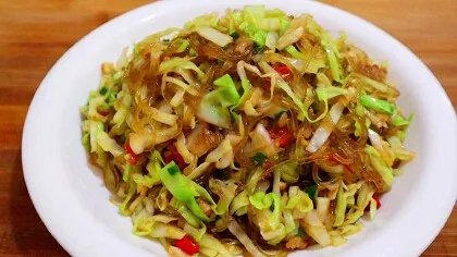 炒卷心菜的家常做法