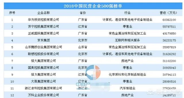 中国最大的私人企业？