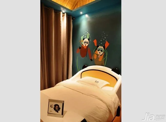 环保时尚 15款手绘墙儿童房效果图