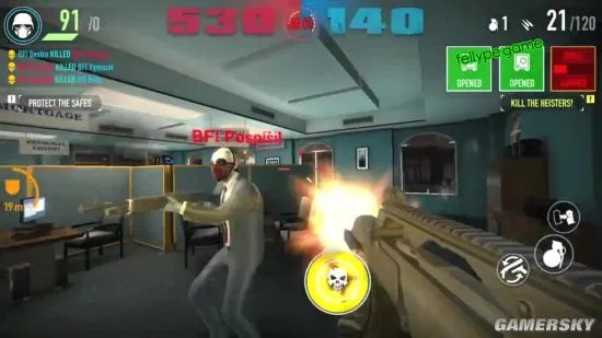 《收获日：犯罪战争（Payday: Crime War）》首部预告 警察劫匪银行血战