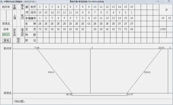 d3111动车一等座在多少车厢
