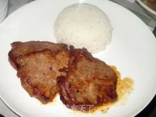 茄汁猪扒饭