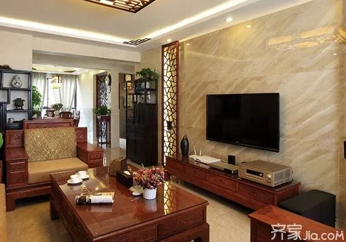 微晶石电视背景墙造型     设计师的新宠儿