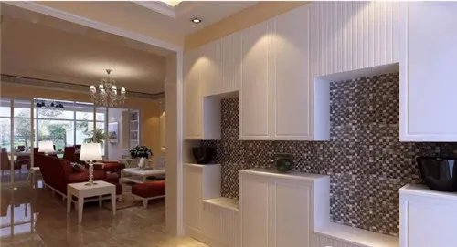 玄关柜装修效果图  实用又养眼的收纳设计