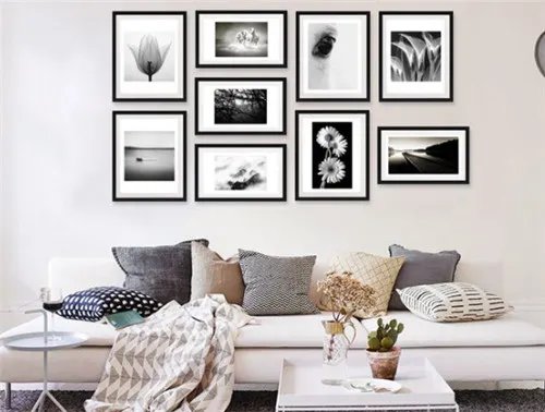 大相框怎么固定在墙上