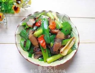 青蒜炒腊肉
