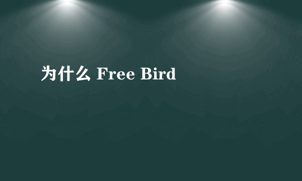 为什么 Free Bird