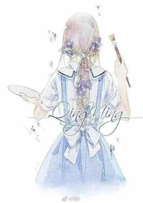 有没有背影绘画唯美图片分享？