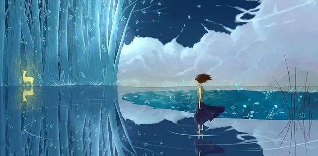 有没有背影绘画唯美图片分享？